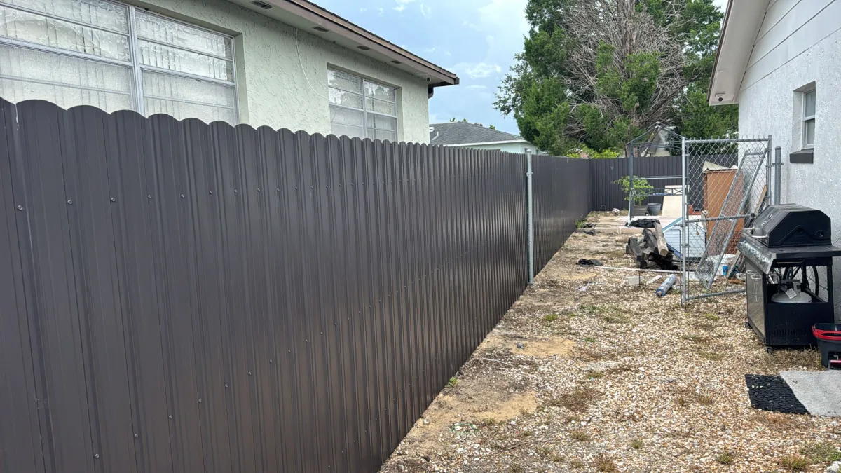 Durafence, black side narrow by Crystalline Home Improvement in Central Florida