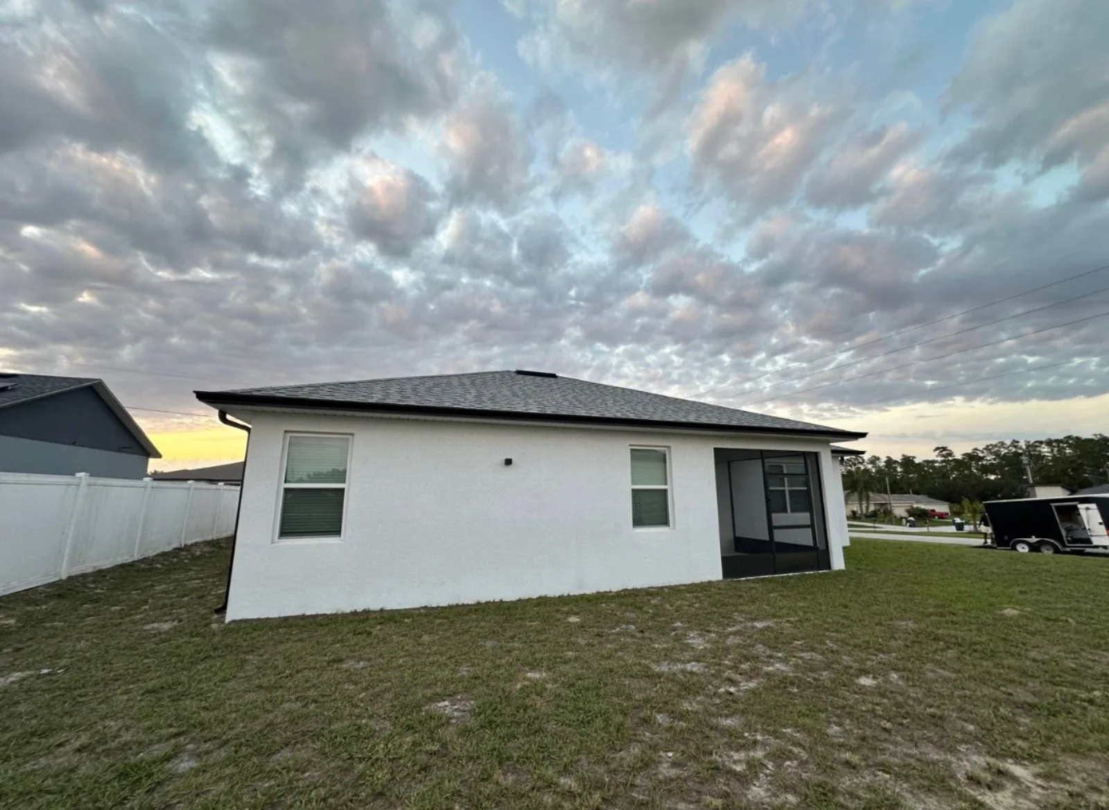 Gutter run on a new build by Crystalline Home Improvement — undefined, Florida
