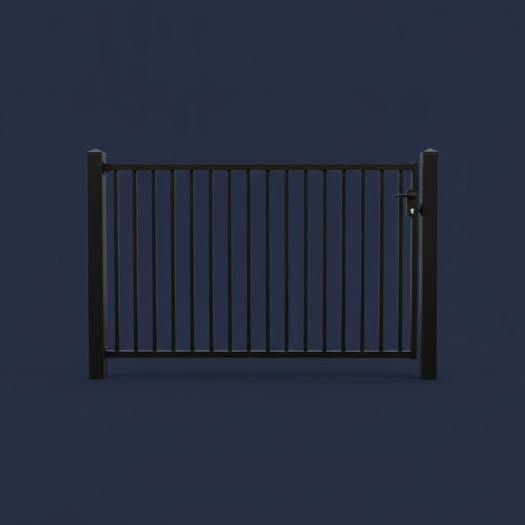 Aluminum fence, Central Florida style